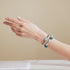 Lagoon Magnolias | Firefly Glass Flower Bracelet